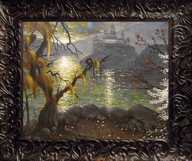 Art: 134 Hogwarts Fourth Year, October8x10 by Artist J A Blackwell