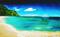 Art: Anchored Anguilla Shoal Bay by Artist Rossi Kelton