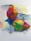 Art: pear surprise by Artist Rossi Kelton