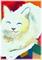 Art: smiling cat by Artist Rossi Kelton
