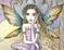 Art: Cecelia at Dusk close up by Artist Molly Harrison