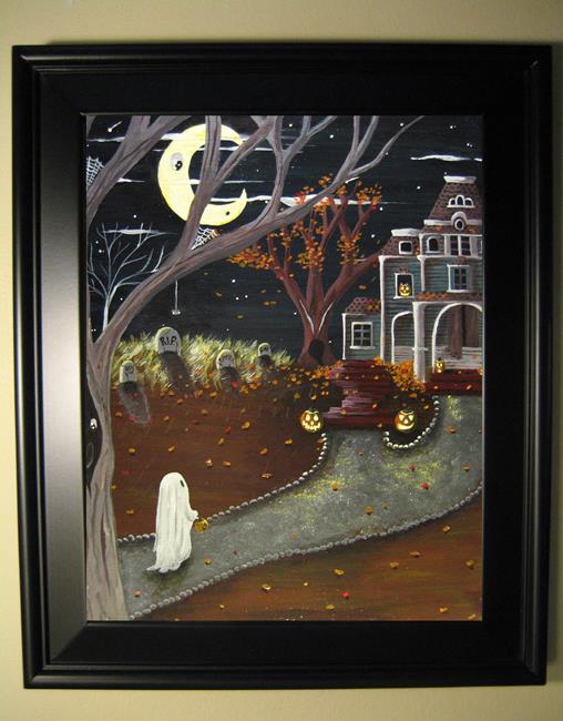Art: 17 FUN FOLK HALLOWEEN1 by Artist J A Blackwell