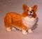 Art: Silk Furred Pembroke Welsh Corgi by Artist Camille Meeker Turner