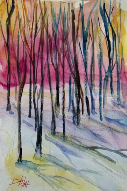 Art: Tall Trees by Artist Delilah Smith