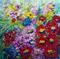 Art: SUMMER FLORAL GARDENS Gerbera Daisies by Artist LUIZA VIZOLI