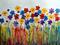 Art: Flowers Rainbow Colors by Artist LUIZA VIZOLI