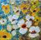 Art: YELLOW WHITE FLOWERS by Artist LUIZA VIZOLI