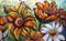 Art: SUNFLOWERS by Artist LUIZA VIZOLI