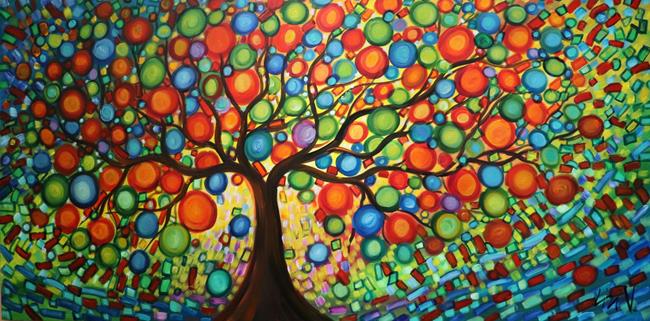 Art: LEMON TREE of LIFE by Artist LUIZA VIZOLI