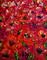 Art: SUMMER RED BLOSSOM Sicilian Poppies by Artist LUIZA VIZOLI