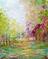 Art: SPRINGTIME in KYOTO Japanese Cherry Blossoms by Artist LUIZA VIZOLI