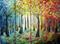 Art: TREES IN BLOOM by Artist LUIZA VIZOLI
