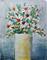 Art: Daisy Spring Bouquet by Artist LUIZA VIZOLI