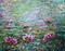Art: Water Lilies SPRINGTIME HOMAGE to MONET by Artist LUIZA VIZOLI