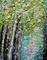 Art: BIRCH TREES A Beautiful SPRING Day by Artist LUIZA VIZOLI