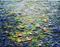 Art: MOONRISE over the Lily Pond by Artist LUIZA VIZOLI