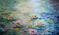 Art: Monet Lily Pond by Artist LUIZA VIZOLI