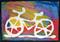 Art: Psychedelic Bike-a-delic - ACEO by Artist Diane G. Casey