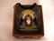 Art:  Black Onyx Cigar Box Purse Corgi Cameo by Artist Camille Meeker Turner
