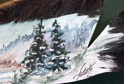 Art: The Winds Of Winter - closeup by Artist Toneeke Runinwater - Henderson