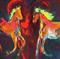 Art: Equine Love by Artist Deborah Sprague