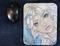 Art: Silver and Sapphire by Artist Ronne P Barton