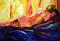 Art: Reclining Nude by Artist Morgan Pace