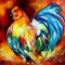 Art: BIG BOY ROOSTER by Artist Marcia Baldwin