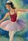 Art: Ballerina on a scene by Artist Luda Angel
