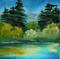 Art: Hidden Pond (Sold) by Artist Kimberly Vanlandingham