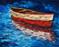Art: Old Red Boat by Artist Torrie Smiley
