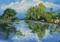 Art: The Lily Pond at Giverny by Artist Torrie Smiley