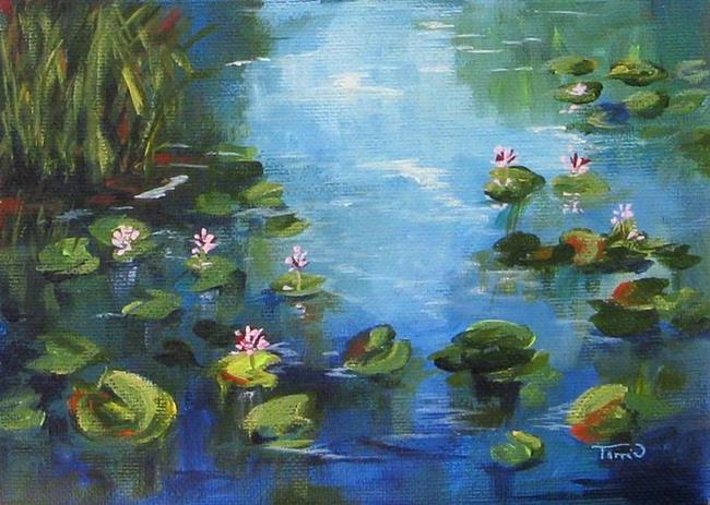 Art: Giverny Lily Pond by Artist Torrie Smiley