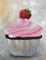 Art: Strawberry Cupcake by Artist Torrie Smiley