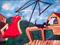 Art: Landscape with Clothesline by Artist Caite Bonsey