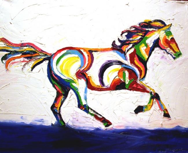 Art: Painted Pony 2 by Artist Laurie Justus Pace
