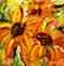 Art: Texas Flowers of the Sun by Artist Laurie Justus Pace