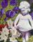 Art: Perky Plein-Air Potted Petunias  by Artist Debra Schott