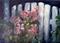Art: White Gate by Artist Kimberly Vanlandingham