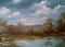 Art: Cloud Reflections on the Pond 2013 by Artist Kimberly Vanlandingham