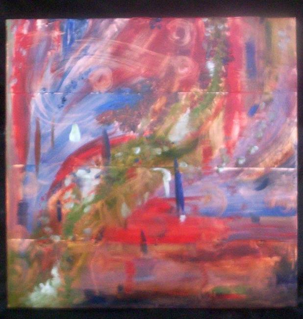 Art: Blues Girl--SOLD by Artist Karina Keri-Matuszak