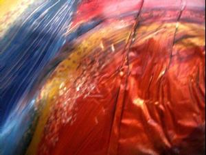 Detail Image for art Wrinkles and Rivets--SOLD Detail Image for art Wrinkles and Rivets--SOLD