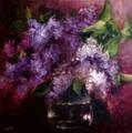 Art: Lilac Bouquet by Artist Christine E. S. Code ~CES~
