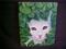 Art: White Cat  by Artist Rosemary Margaret Daunis