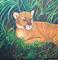 Art: Threatened Florida Panther by Artist Ulrike 'Ricky' Martin