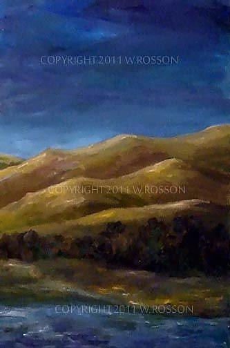 Art: Golden Hills by Artist Windi Rosson