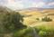 Art: To walk through golden hills California landscape painting by Artist Karen Winters