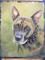 Art: IMG 1760 Boss the Staffordshire Bull Terrier 2017 by Artist Marion Dutton