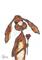 Art: A FLOWER FOR MY LOVE h2503 by Artist Dawn Barker