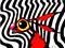 Art: RED HARE h1535a by Artist Dawn Barker